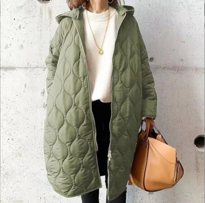 PRISCILLA™ | PARKA WITH HOOD AND FINE DETAILS