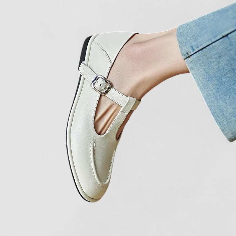 Camila – Mary Jane Orthopaedic Shoes with Low Heel