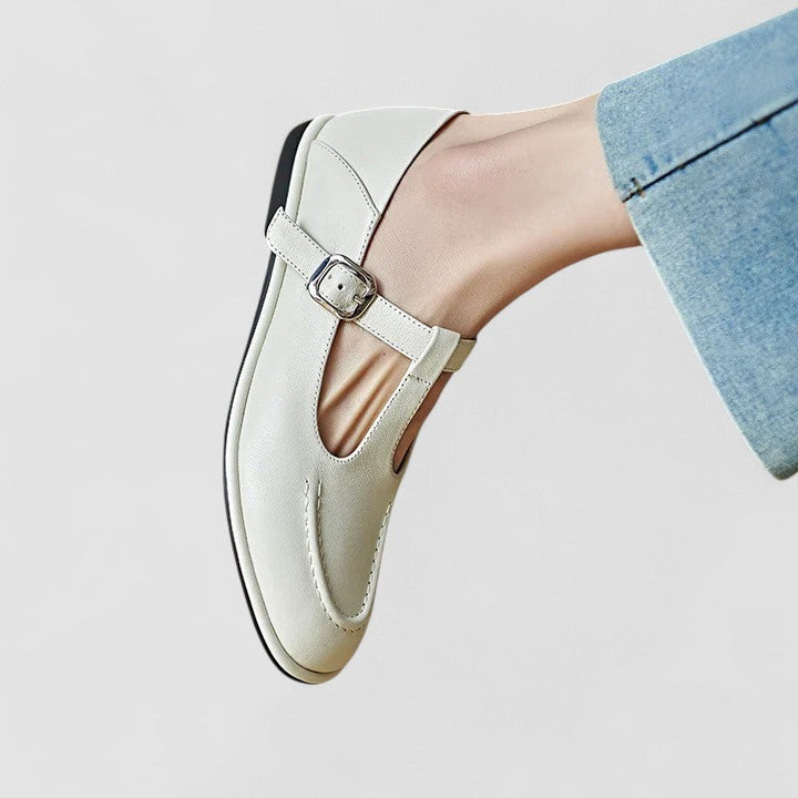Camila – Mary Jane Orthopaedic Shoes with Low Heel