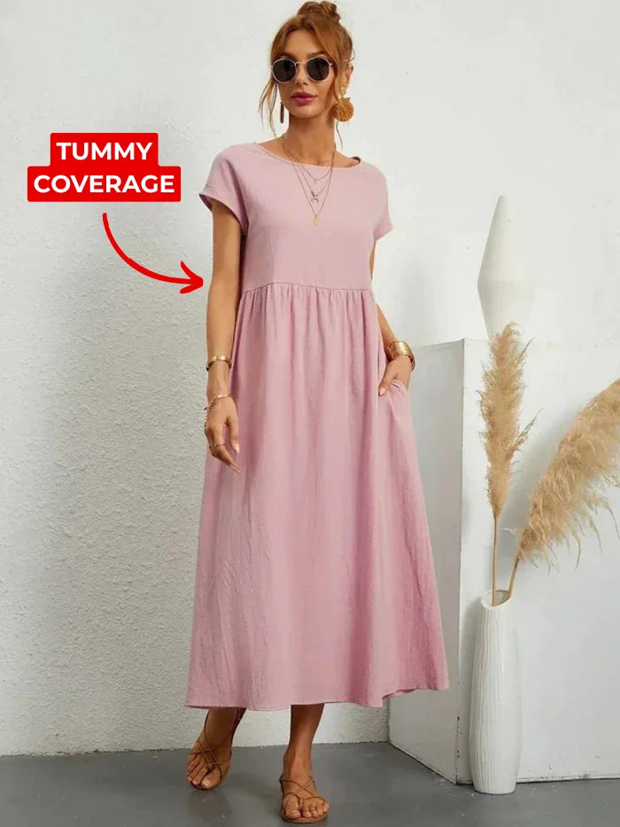 Orla Fiona | Elegant Tummy Coverage Dress