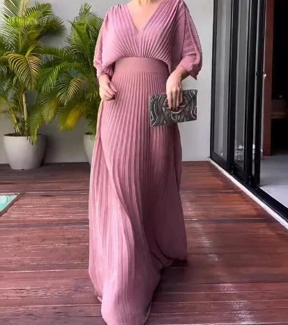 Olivia | Classic Pleated Dress