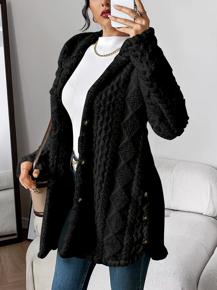 Orla Fiona | Plush Hooded Cardigan