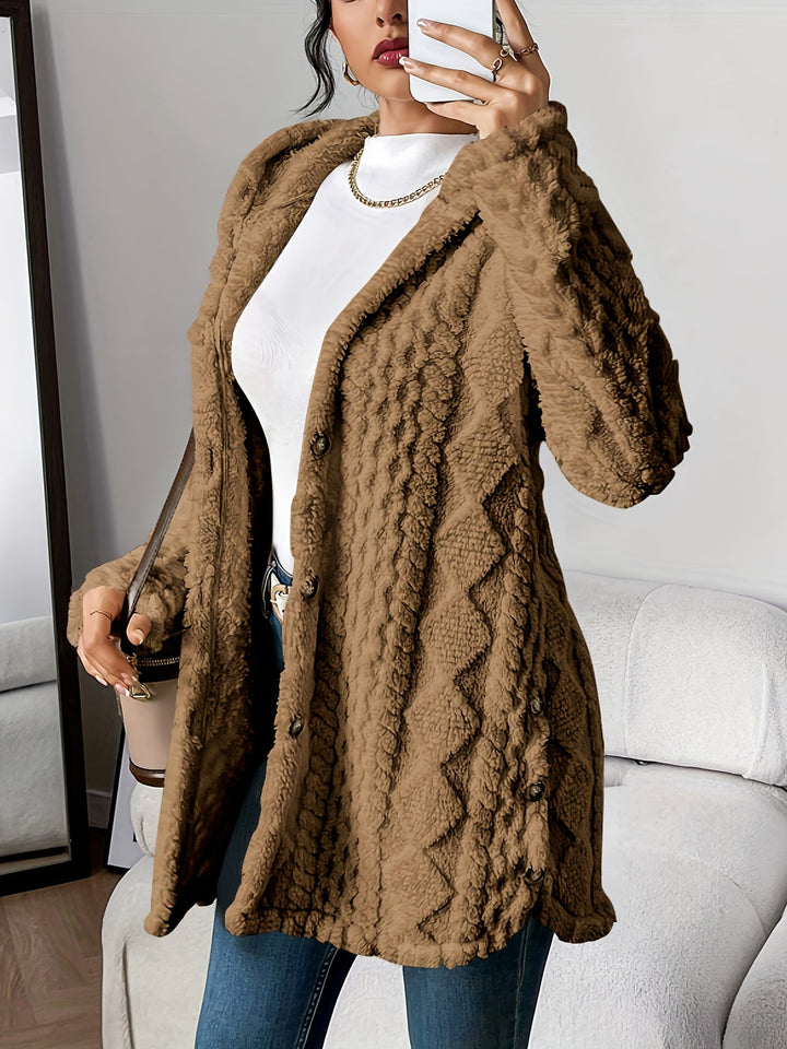 Orla Fiona | Plush Hooded Cardigan