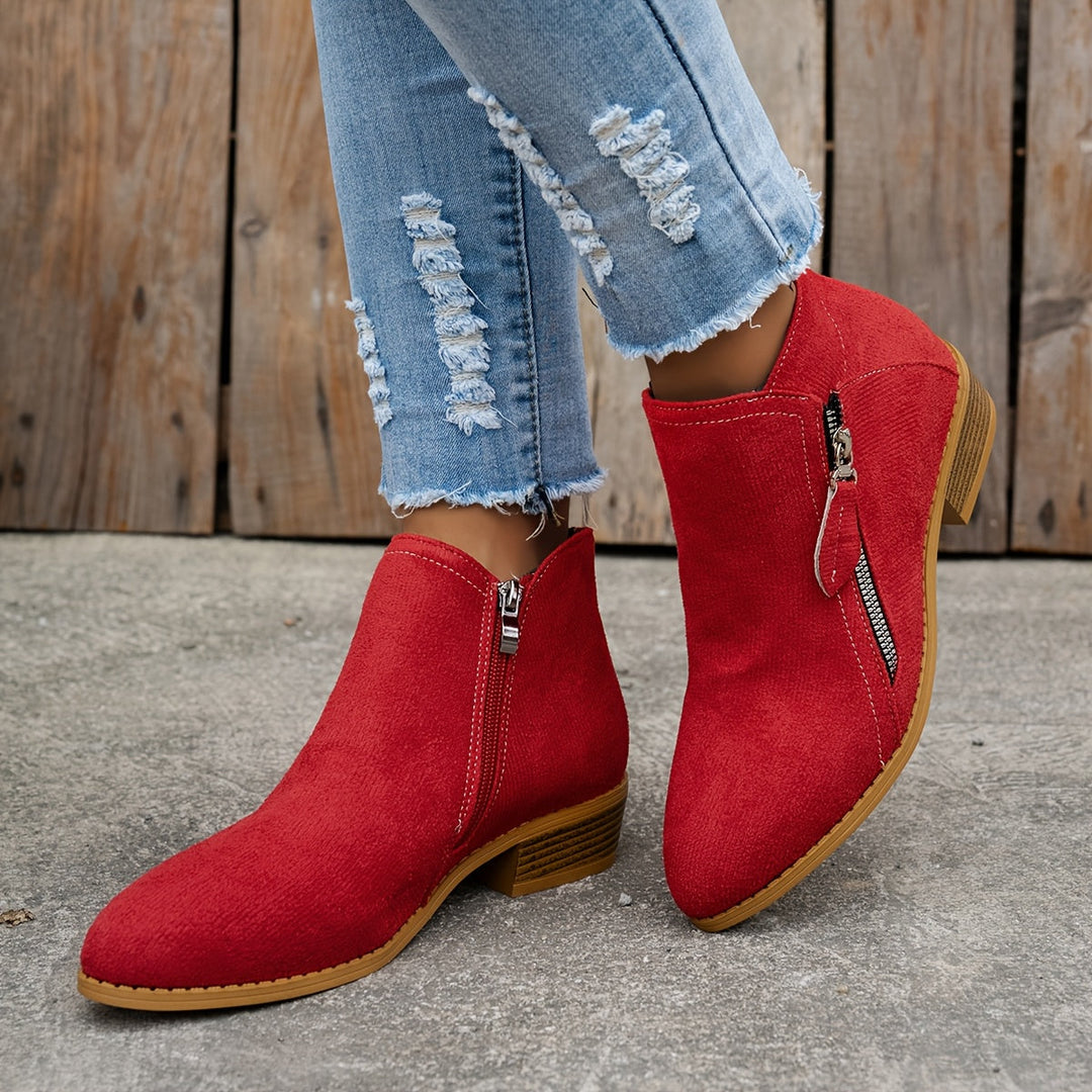 Lona™ | Stylish Suede Ankle Boots