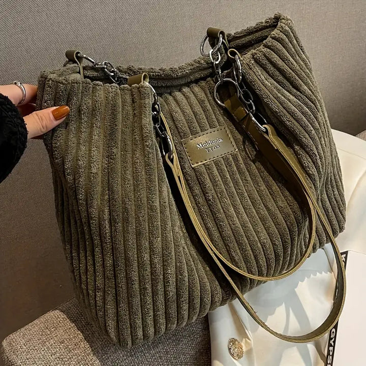 MEGAN | COTTON CORDUROY BAG