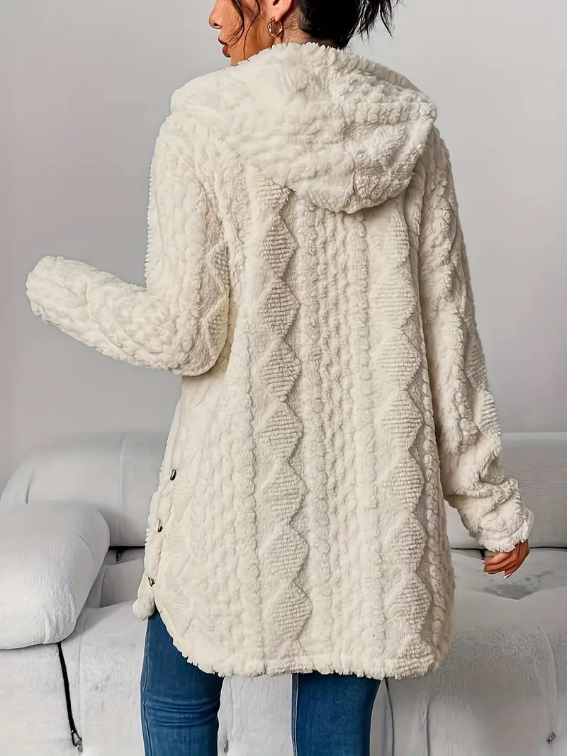 Orla Fiona | Plush Hooded Cardigan