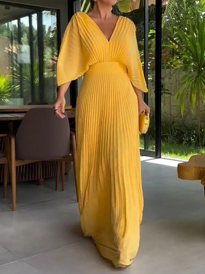 Olivia | Classic Pleated Dress