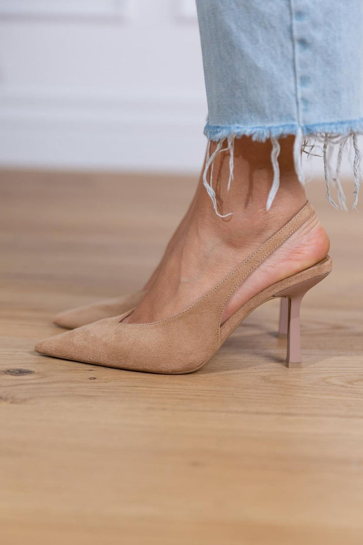 Northline Studio | Suede Backless Heels