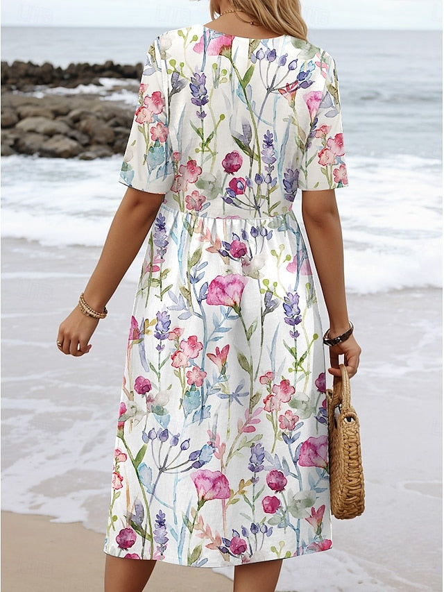 Orla Fiona | Floral Breezy Midi Dress