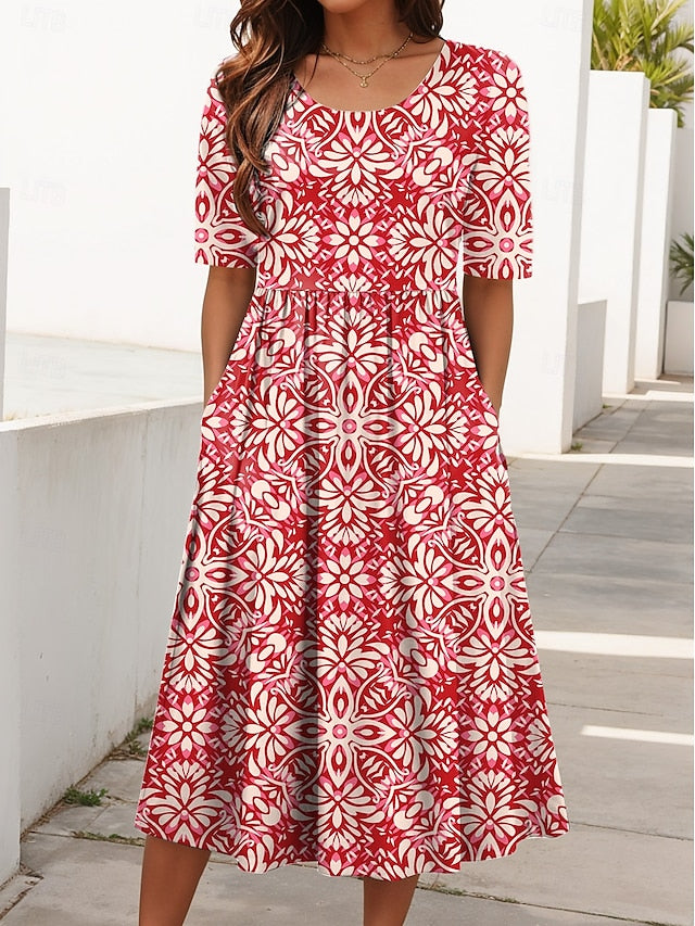 Orla Fiona | Floral Breezy Midi Dress